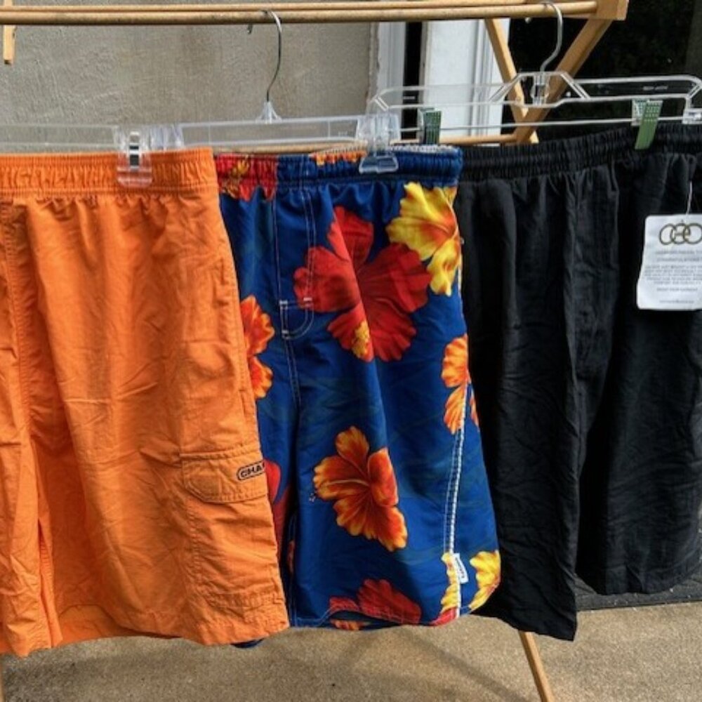 Lot of 3 men's large swimming trunks (Chaps, Laguna, CEOimports)